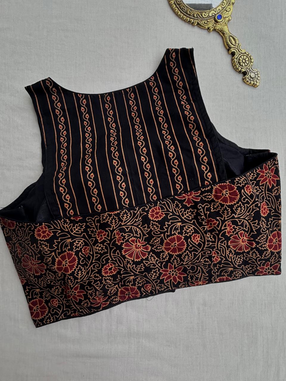 Ajrakh Readymade blouse