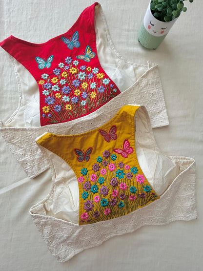 Hakoba embroidered blouse