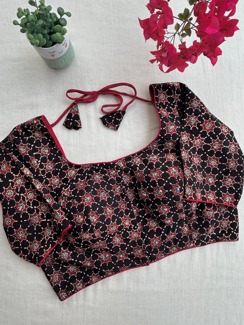 Ajrakh Readymade blouse