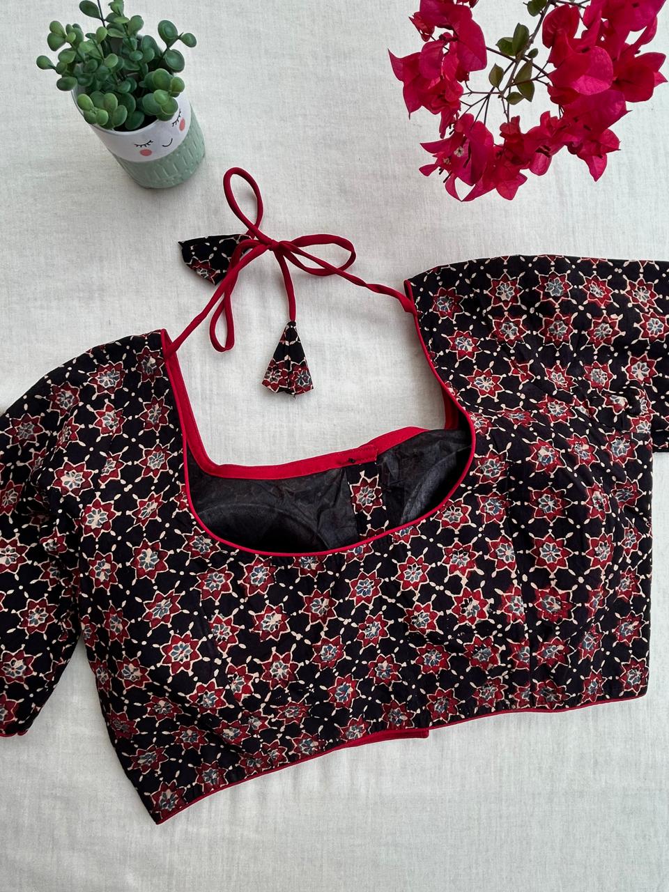 Ajrakh Readymade blouse