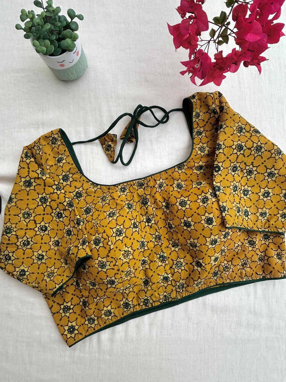 Ajrakh Readymade blouse