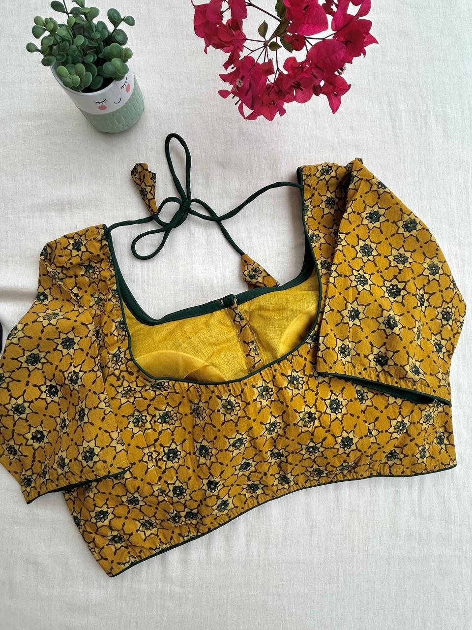 Ajrakh Readymade blouse