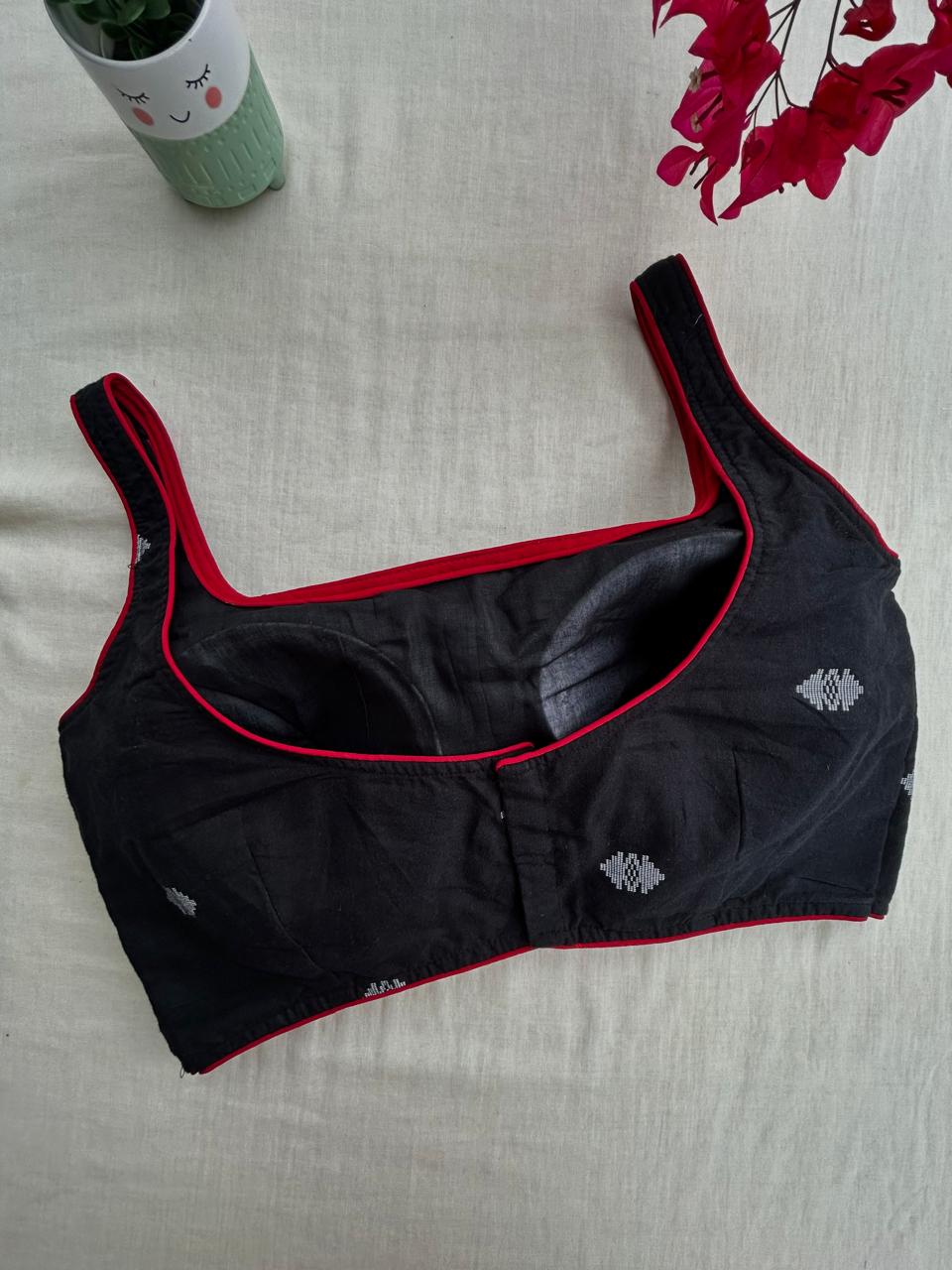 Jamdani Cotton sleeveless blouse