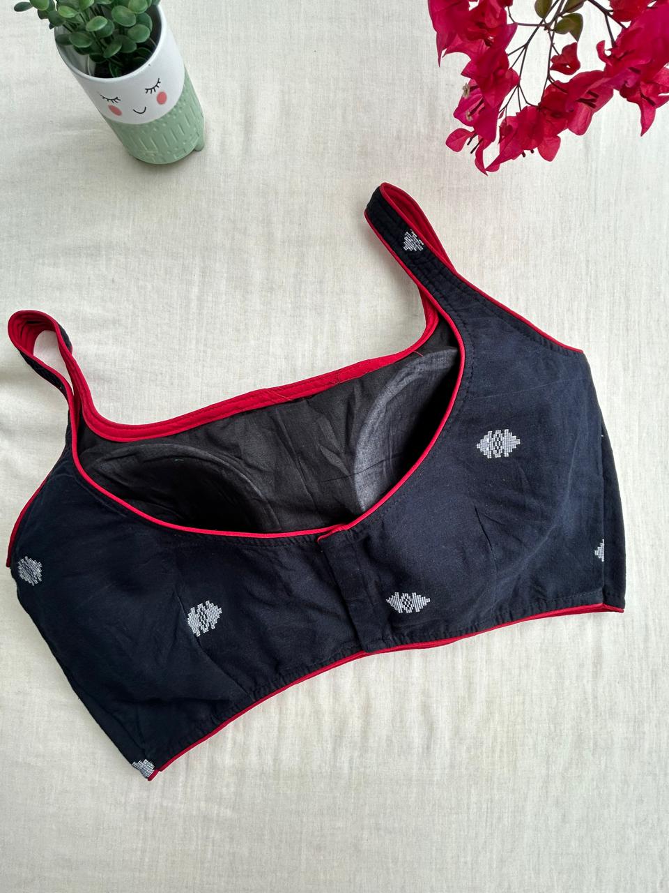 Jamdani Cotton sleeveless blouse