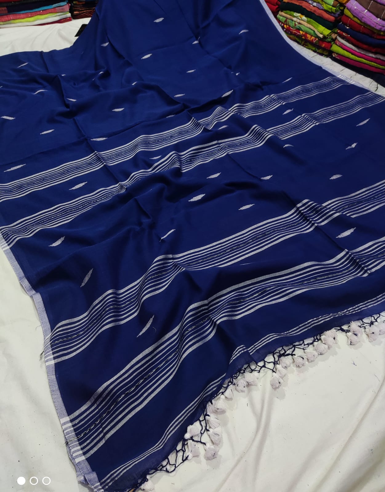 Handloom mul mul cotton saree