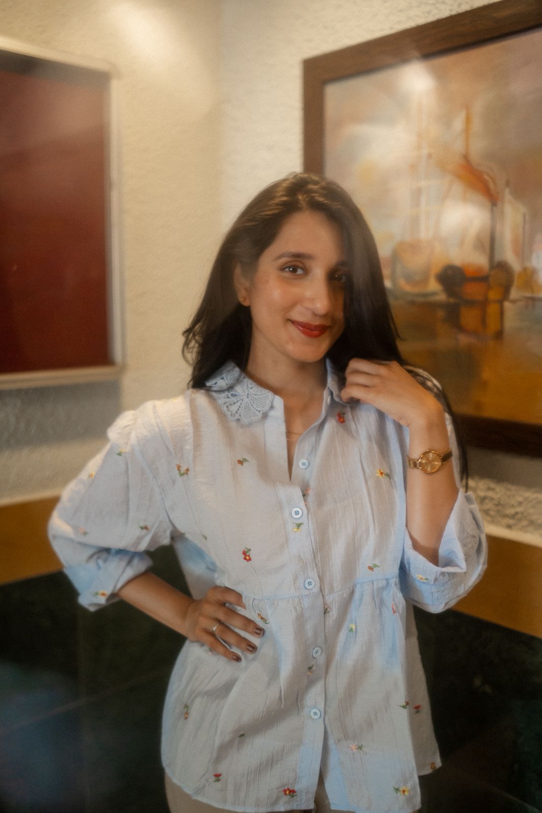 Embroidered Shirts Cotton