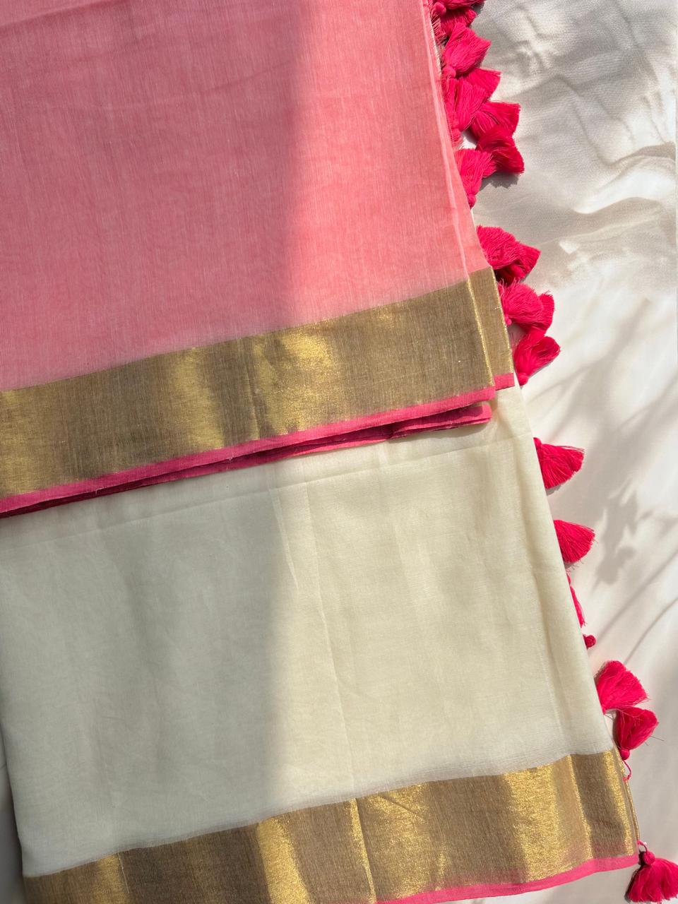 Mul mul cotton saree