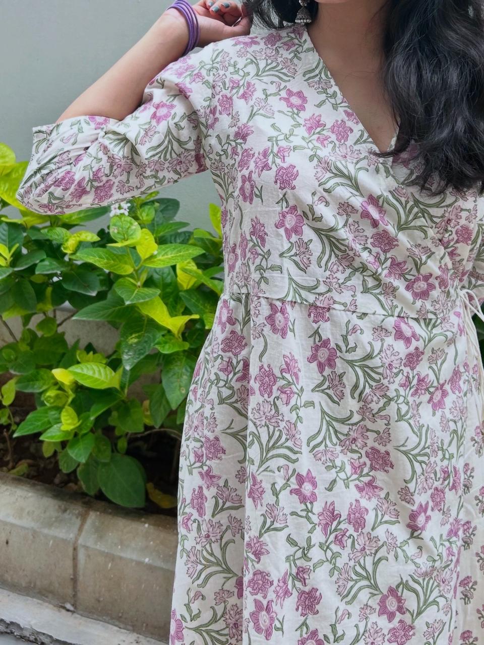 Cotton Angrakha Kurta