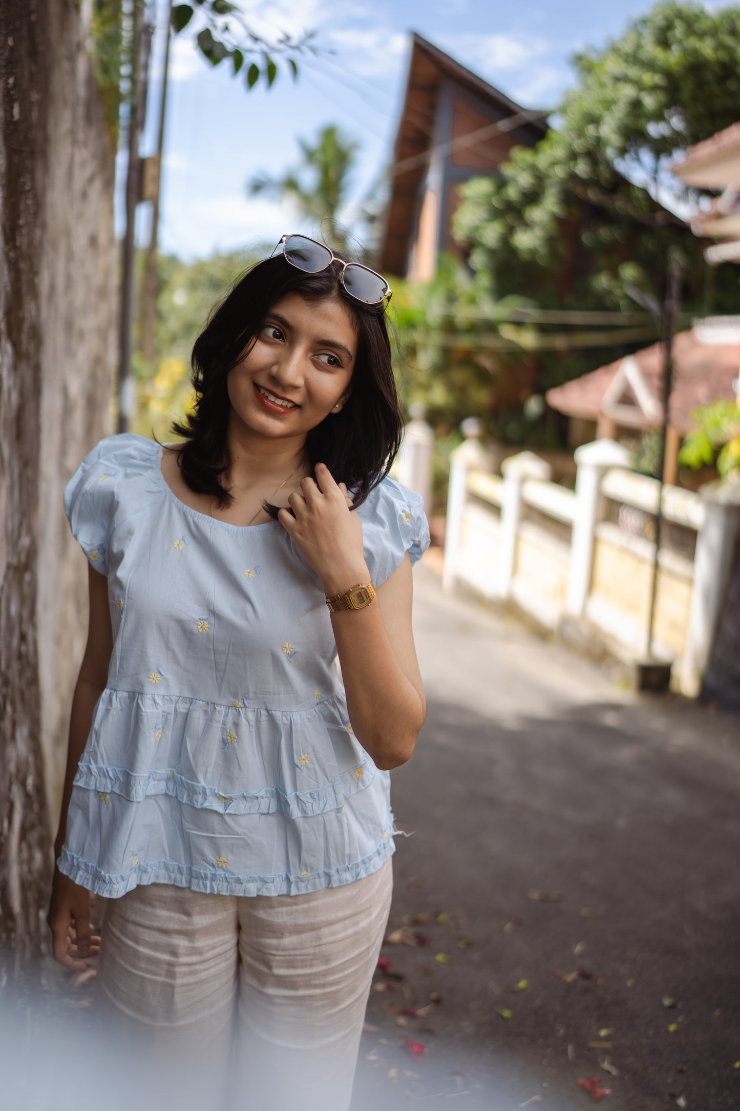 Cotton Embroidered top