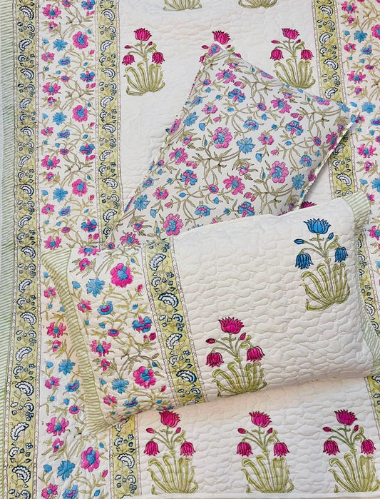 Premium Quilted Cotton bedsheet