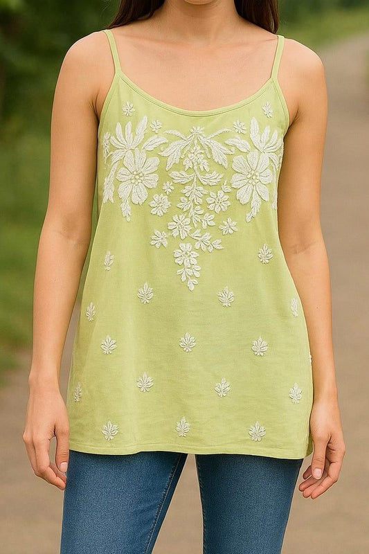 Viscose Chikankari short kurti