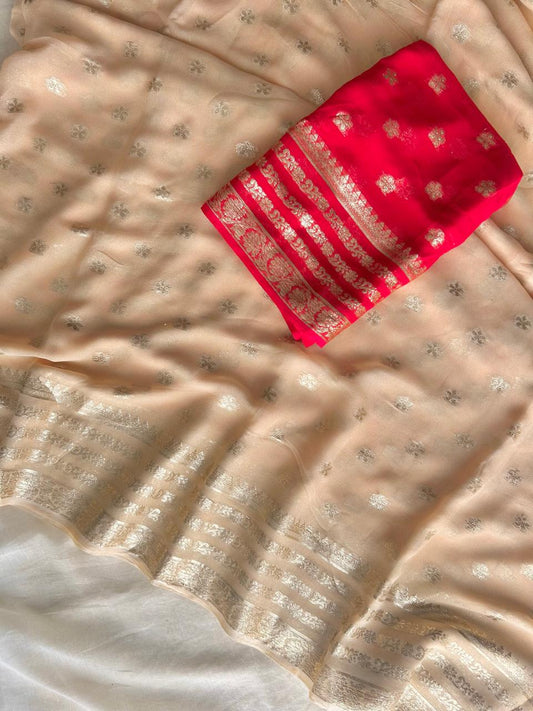 Viscose Georgette saree