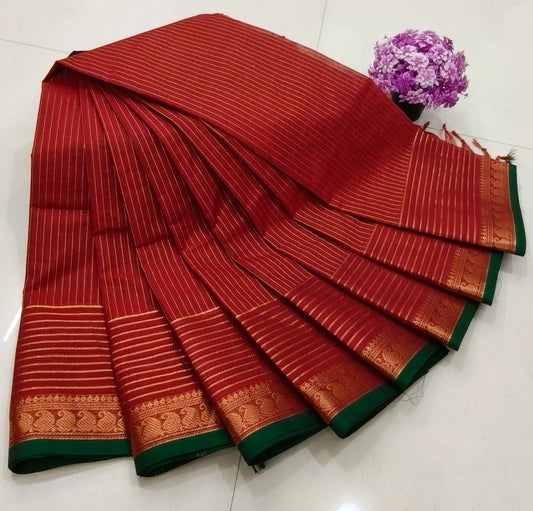 Kanchi Vairaoosi Cotton saree