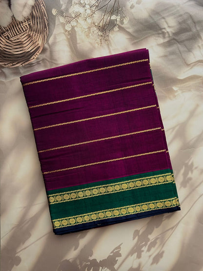 Vegan silk handloom saree