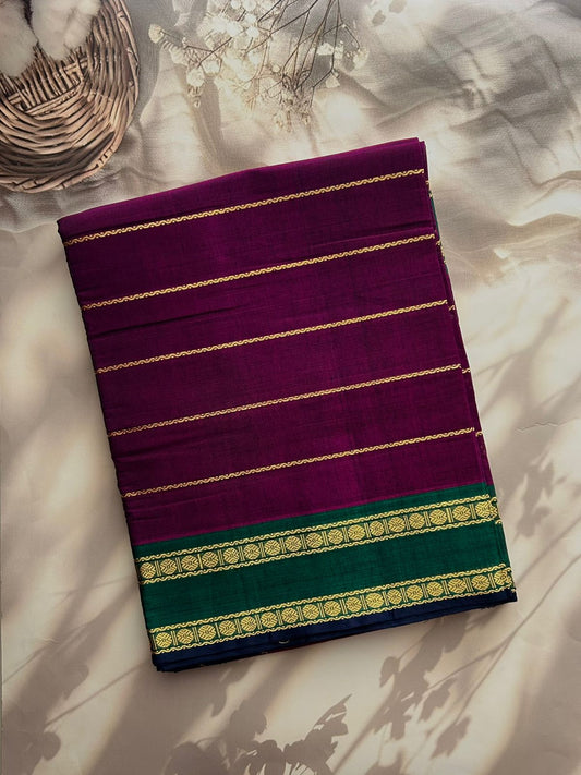 Vegan silk handloom saree