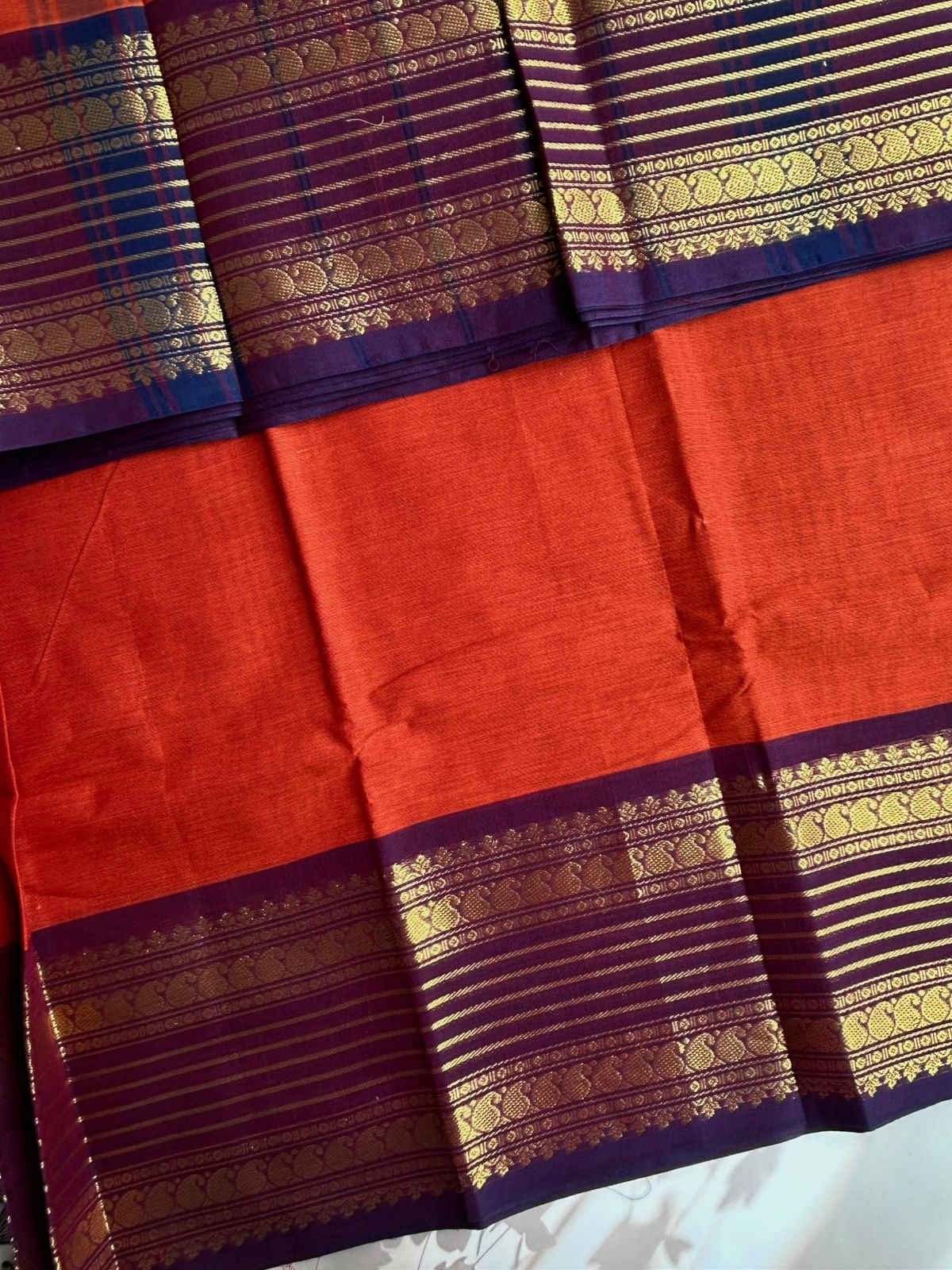 Kanchi cotton saree
