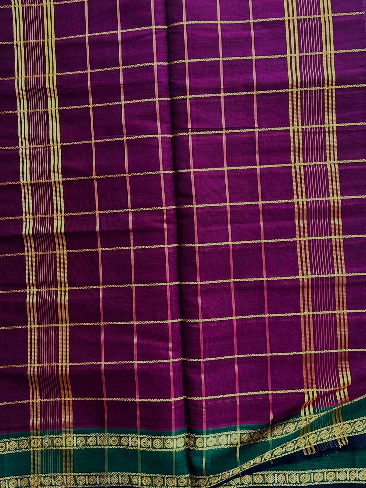 Vegan silk handloom saree