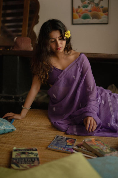 handloom mulmul saree