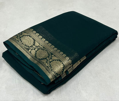 Viscose silk saree